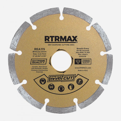 RTRMAX Soketli Elmas Testere 115mm